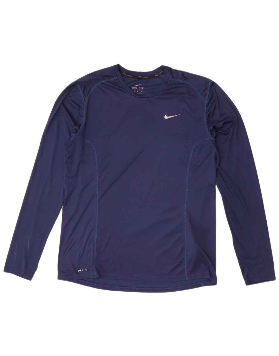 Nike pentru bărbați Dri Fit Top cu mânecă lungă XL bleumarin poliester