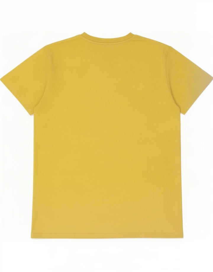 Tricou grafic pentru bărbați Superdry Top din bumbac galben mediu