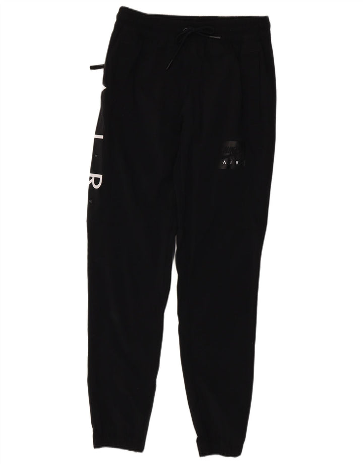 Pantaloni de trening grafic pentru bărbați NIKE Pantaloni de jogging Mici, negru, nailon