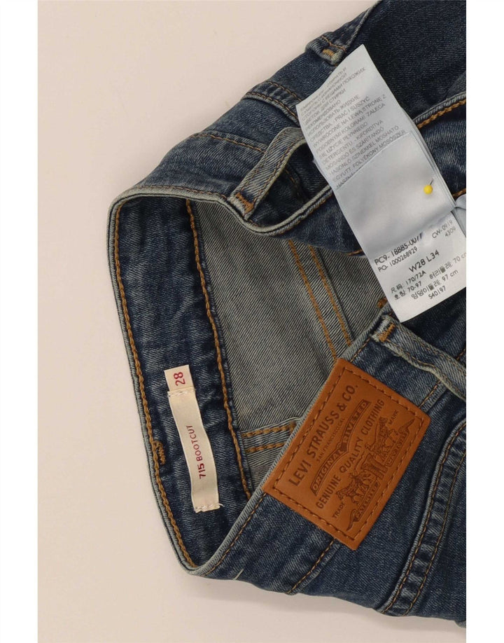Blagi Levi's 715 Bootcut W28 L34 Blue Cotton