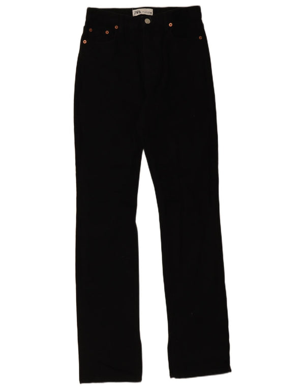 Blugi Zara femeie cu talie înaltă EU 36 XS W26 L34 bumbac negru