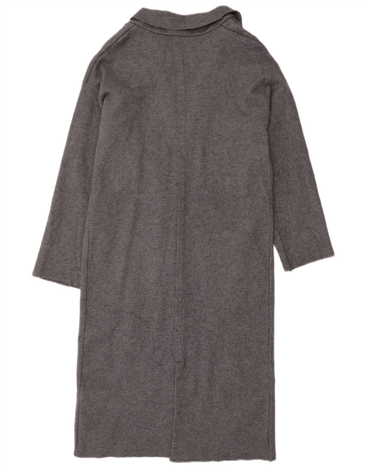 Pulover cardigan pentru femei Zara UK 14, gri mediu, viscoză