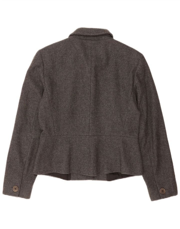 Jachetă Sportmax pentru femei UK 12 Medium Gri Lână Classic