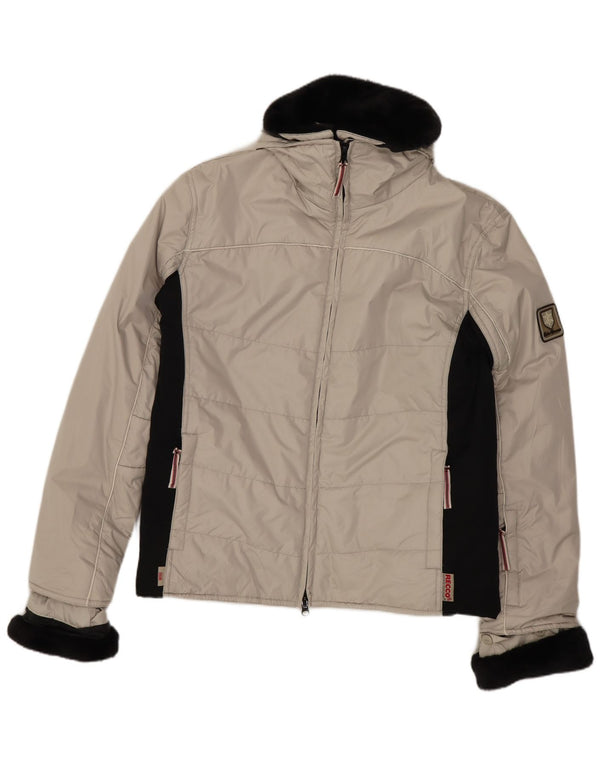 Jachetă căptușită supradimensionată pentru femei TCM UK 8/10 Small Beige Colorblock