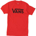 Tricou grafic pentru bărbați VANS Classic Fit Top mic, roșu, bumbac