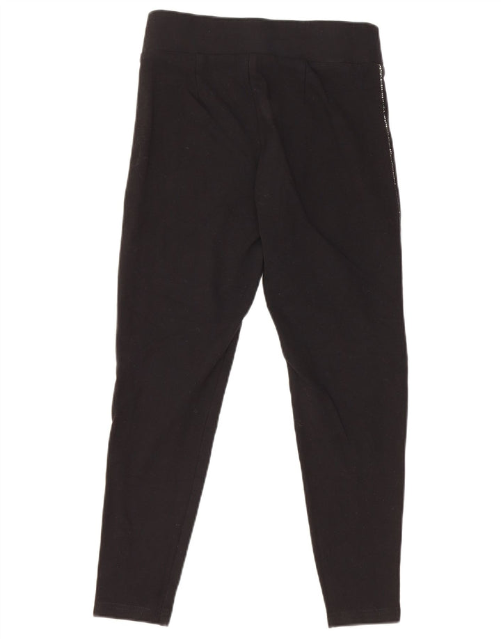Leggings crop pentru femei Marks & Spencer UK 8 Small Black Viscose