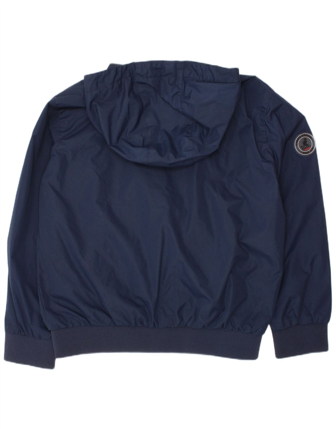 Jachetă bomber cu glugă KANGOL pentru băieți 7-8 ani poliester bleumarin