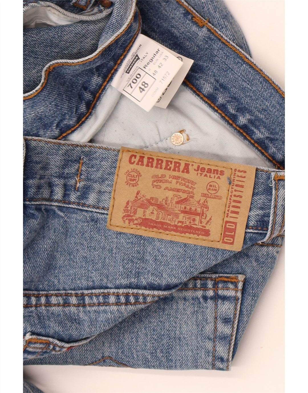 Blugi pentru bărbați Carrera 700 Slim IT 48 Medium W32 L34 Blue Bumbac