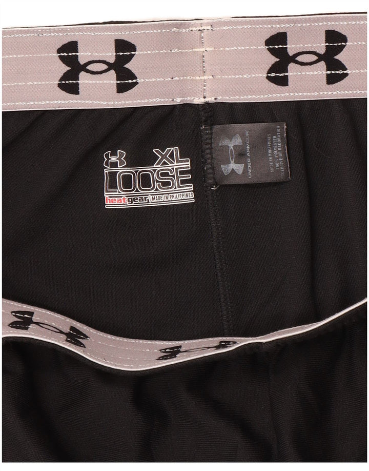 Pantaloni scurți sport pentru bărbați Under Armour XL, negru, color block