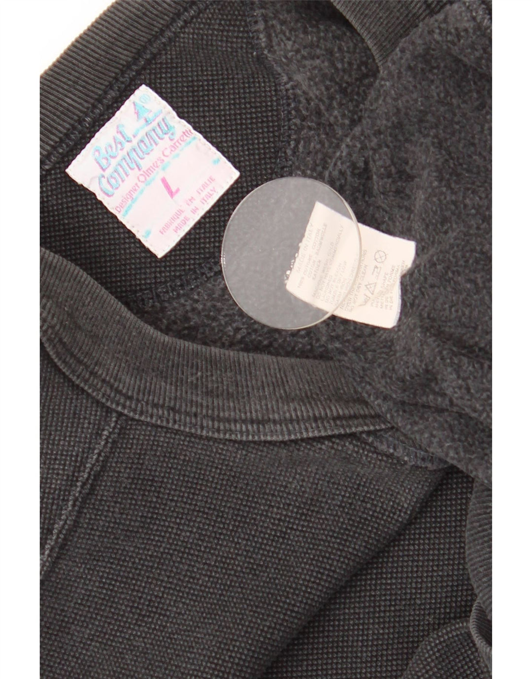Hanorac pentru bărbați Best Company Jumper mare, negru, bumbac