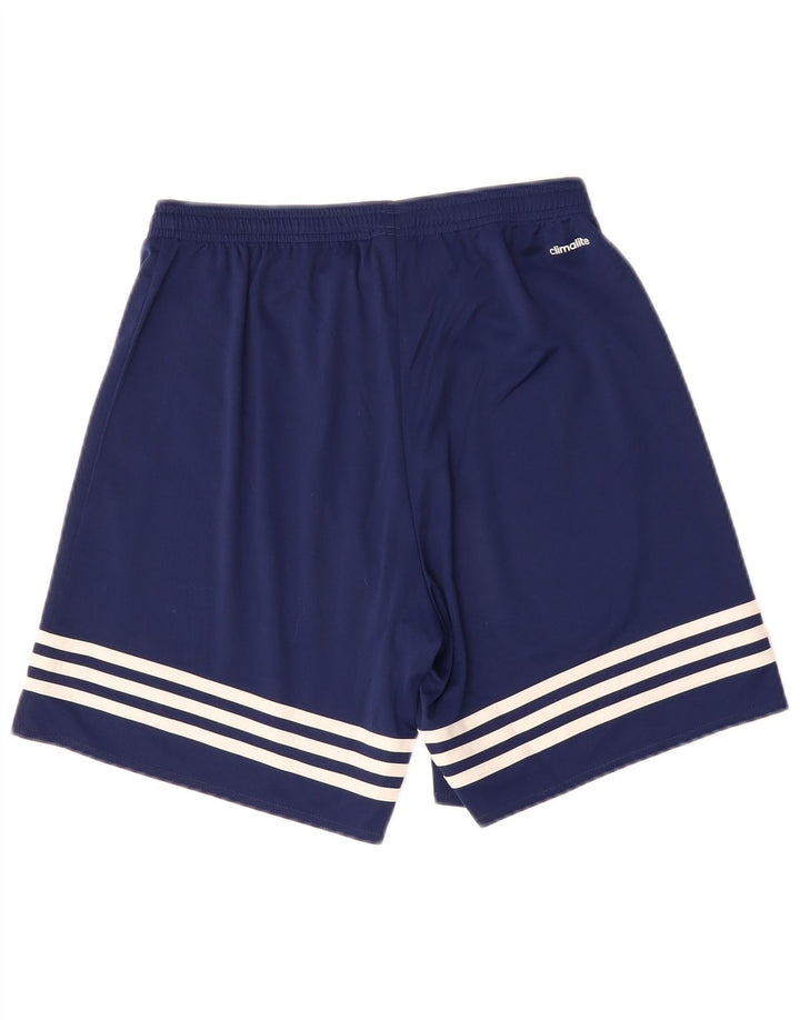 Pantaloni scurți sport Climalite ADIDAS pentru bărbați, poliester mediu albastru