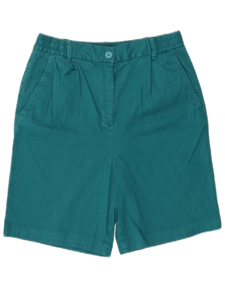Pantaloni scurți chino pentru femei Benetton W28 verde mediu