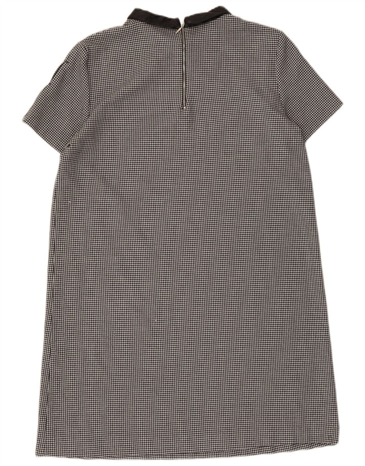 Rochie Schimbată pentru Damă Zara UK 14 Poliester mare negru cu picioare de găină