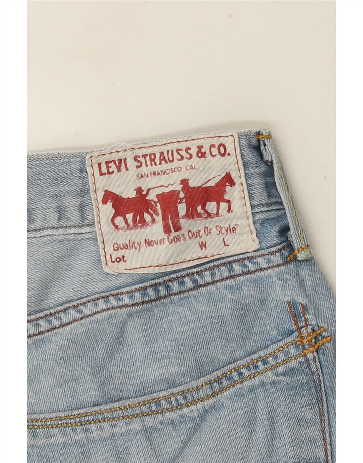 Pantaloni scurți Levi's 504 Denim W32 Medium Blue Bumbac