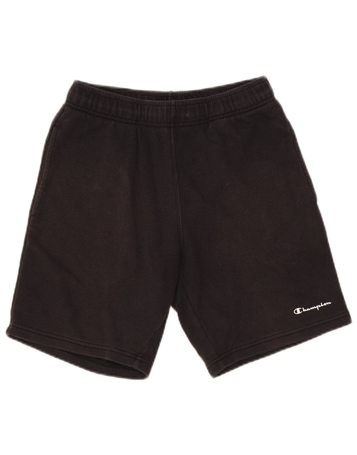 Pantaloni scurți sport Champion pentru bărbați, bumbac negru mic