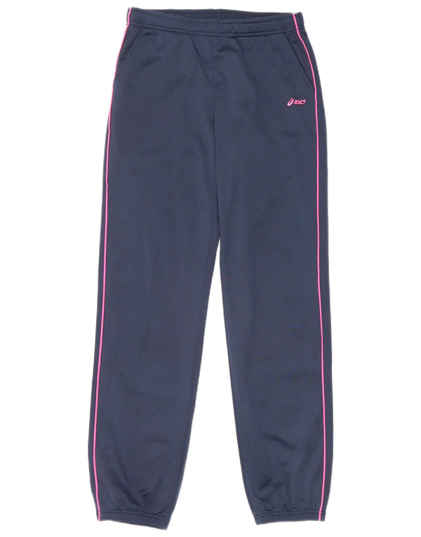 Pantaloni de trening pentru femei Asics Pantaloni de jogging UK 12 Poliester mediu bleumarin
