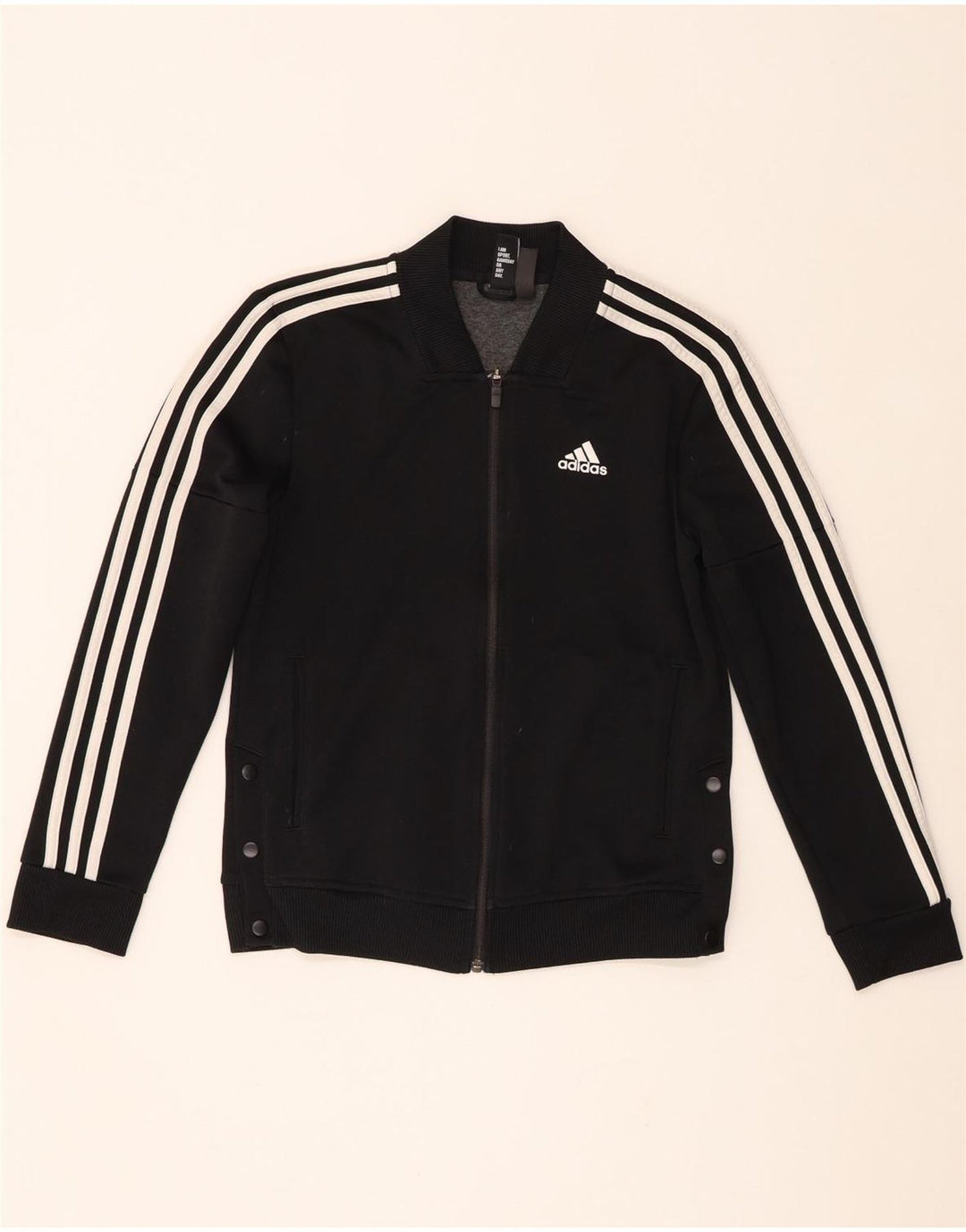 Jachetă de top pentru trening Adidas pentru femei UK 8/10 Small Black Colorblock