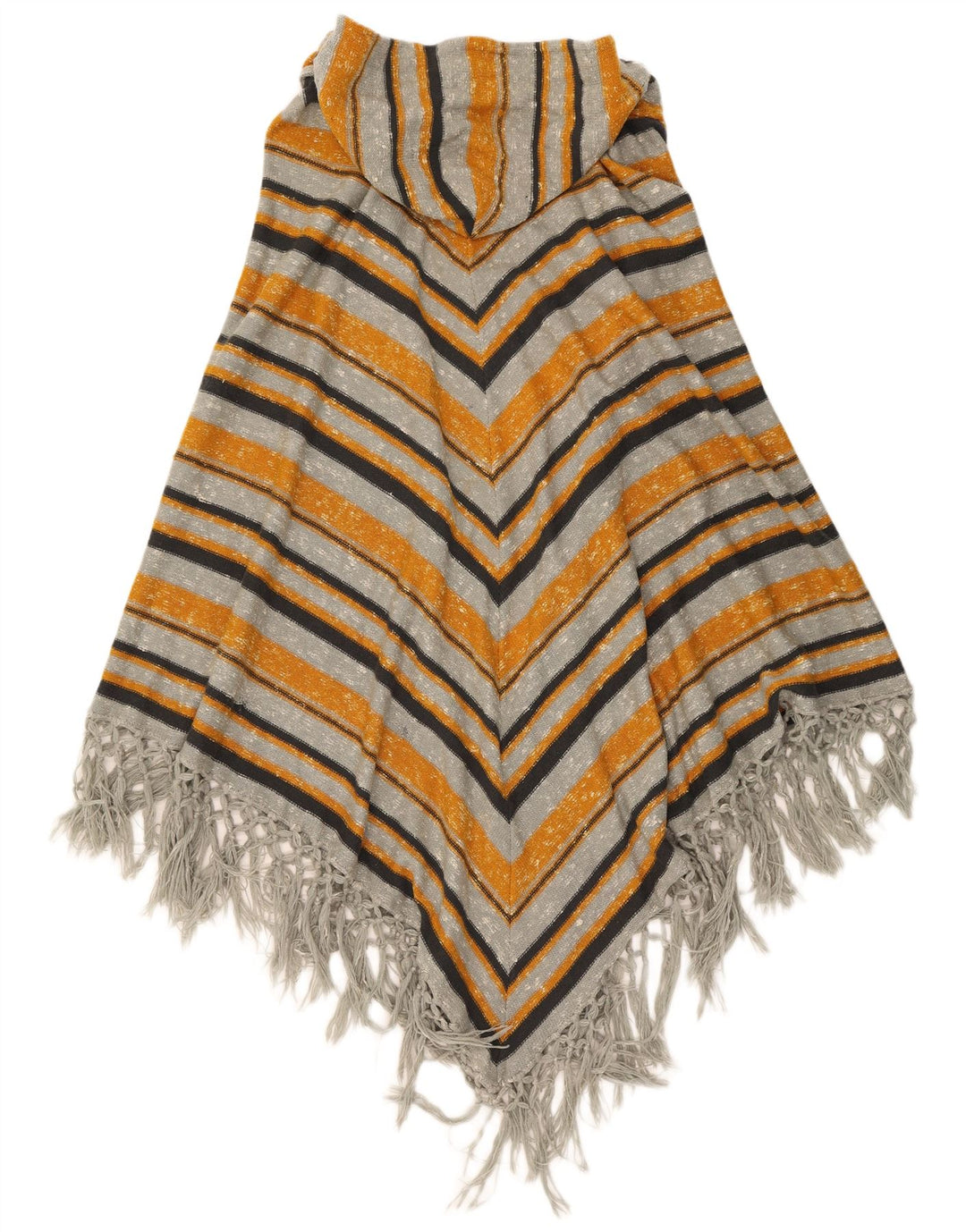 Pulover Cardigan Vintage pentru Femei cu Glugă Mărime Unică, Multicolore, în dungi