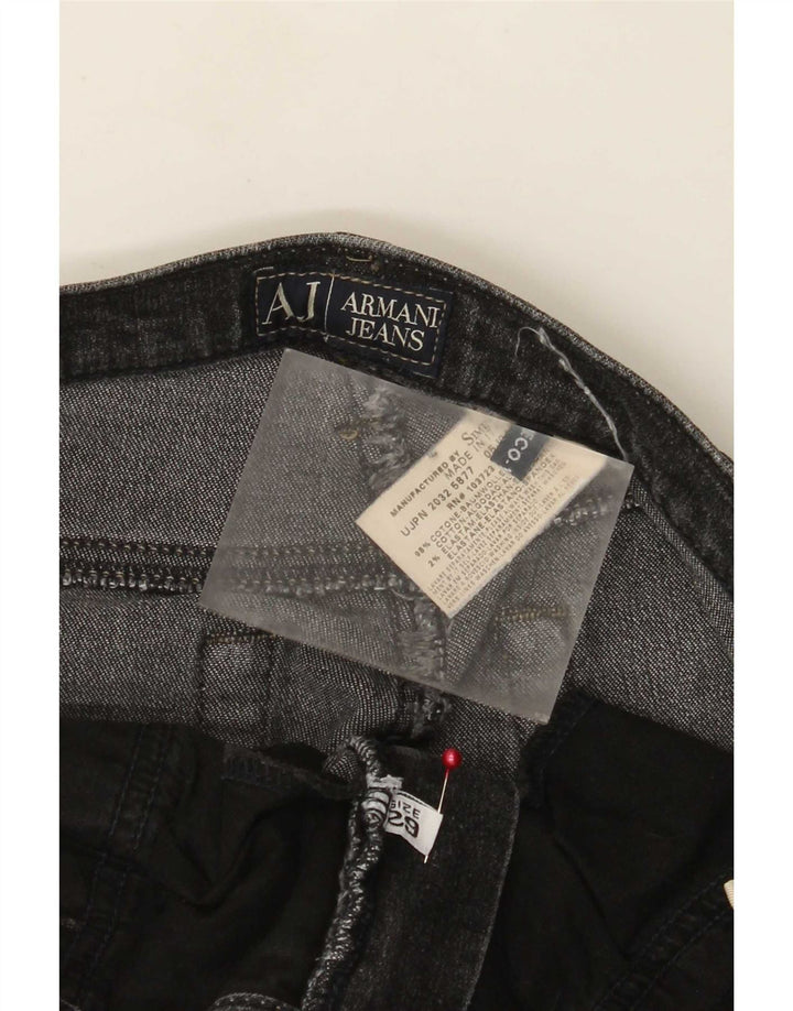 Blugi Armani Bootcut pentru femei W29 L28 bumbac negru