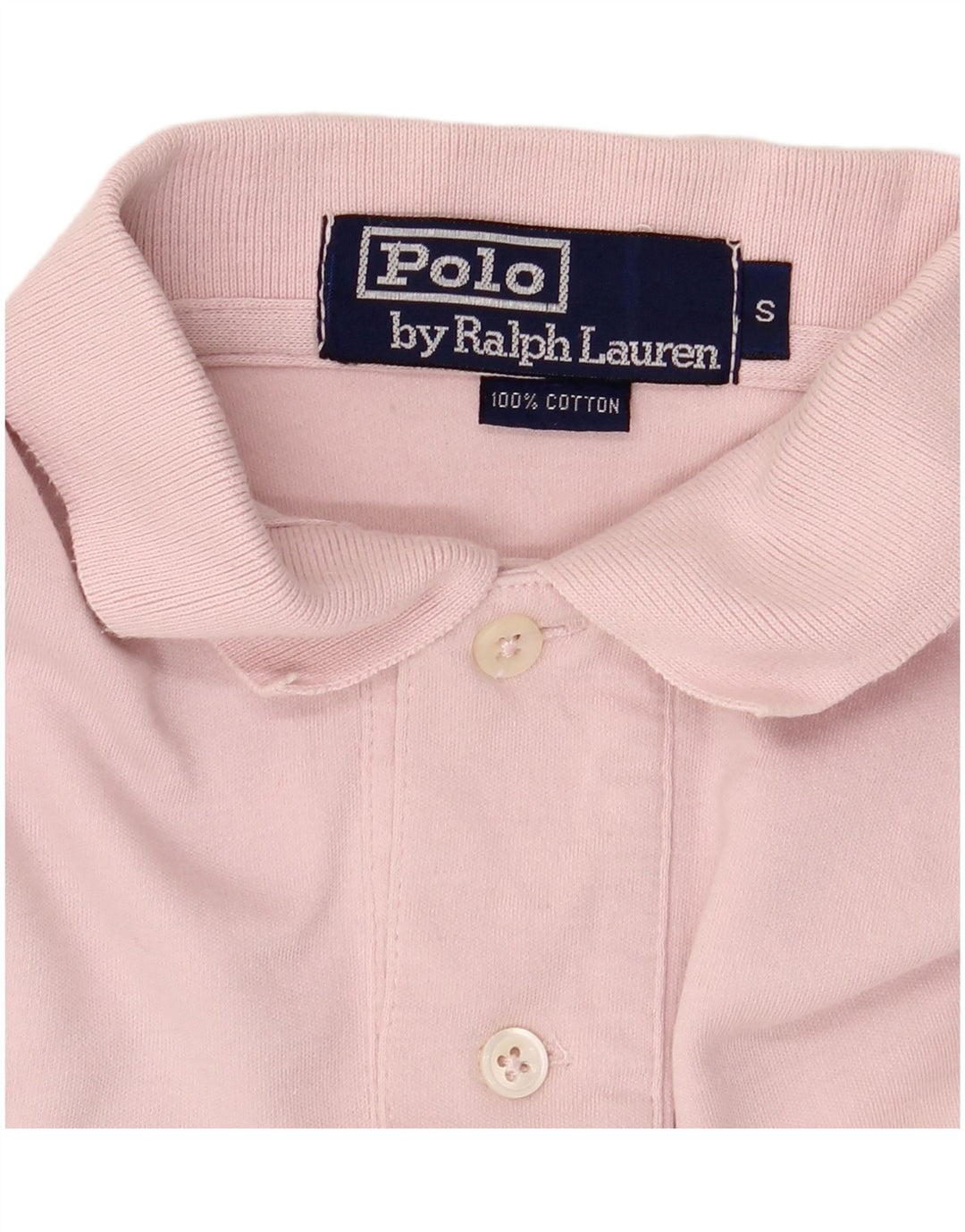 POLO RALPH LAUREN Tricou polo pentru bărbați, bumbac roz mic