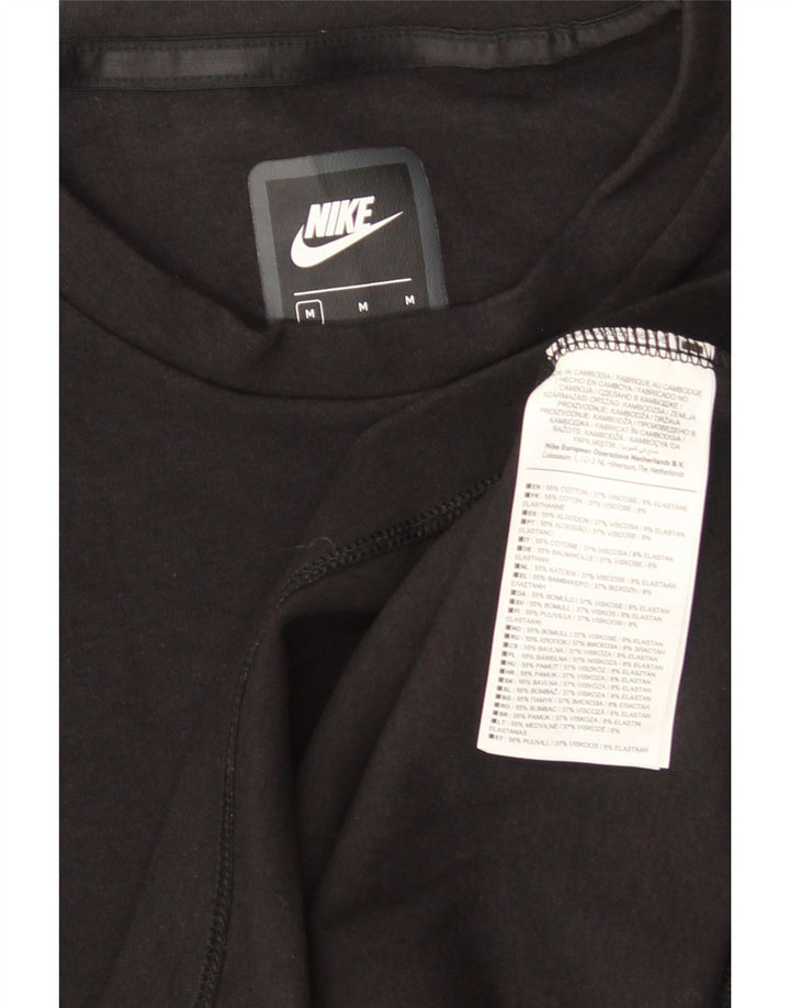 Top pentru bărbați NIKE cu mânecă lungă, mediu negru, bumbac