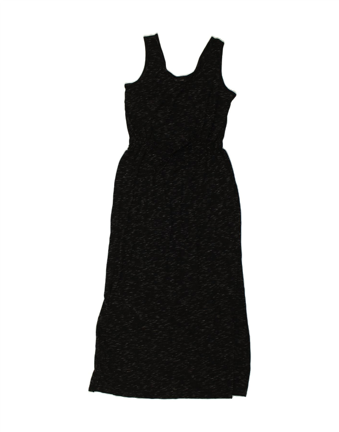 MOSSIMO Womens Sleeveless Maxi Dress UK 12 Medium Black Flecked | Vintage Mossimo | Thrift | Second-Hand Mossimo | Used Clothing | Messina Hembry 