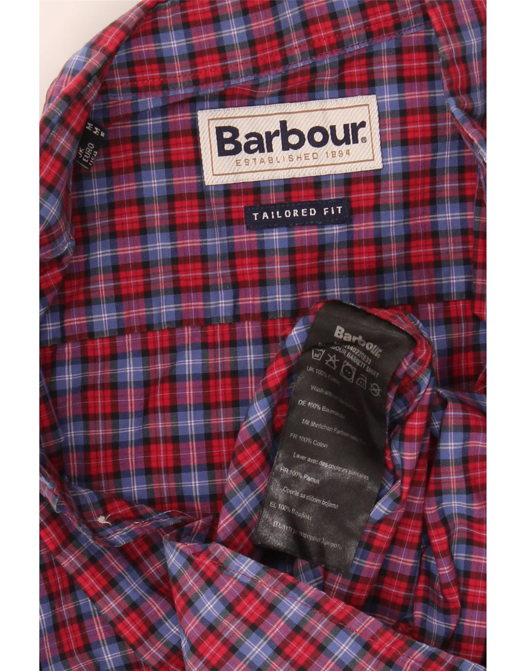 Cămașă cu mânecă scurtă pentru bărbați BARBOUR, cu croiala medie, multicoloră