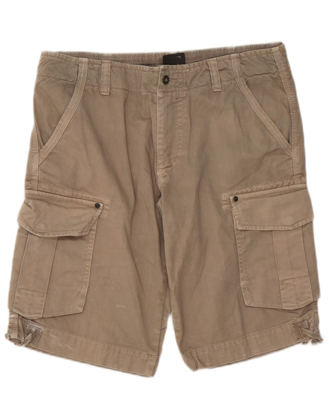 Diadora Mens Cargo Shorts IT 48 Medium W34 Bej Bumbac