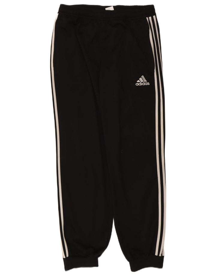 Pantaloni de trening Adidas pentru bărbați Joggeri poliester mediu negru