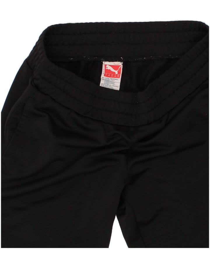 PUMA Womens Tracksuit Trousers Joggers UK 10 Small Black Polyester Vintage Puma and Second-Hand Puma from Messina Hembry 