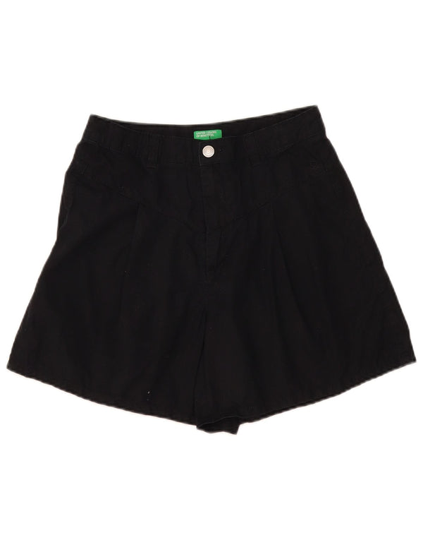 Pantaloni scurți din denim pentru femei Benetton W28 Medium Black
