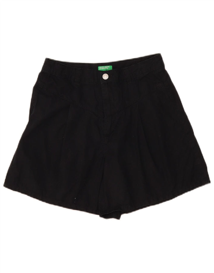 Pantaloni scurți din denim pentru femei Benetton W28 Medium Black