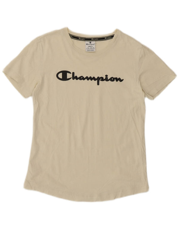 Tricou grafic Champion pentru femei Top UK 10 Small Off White