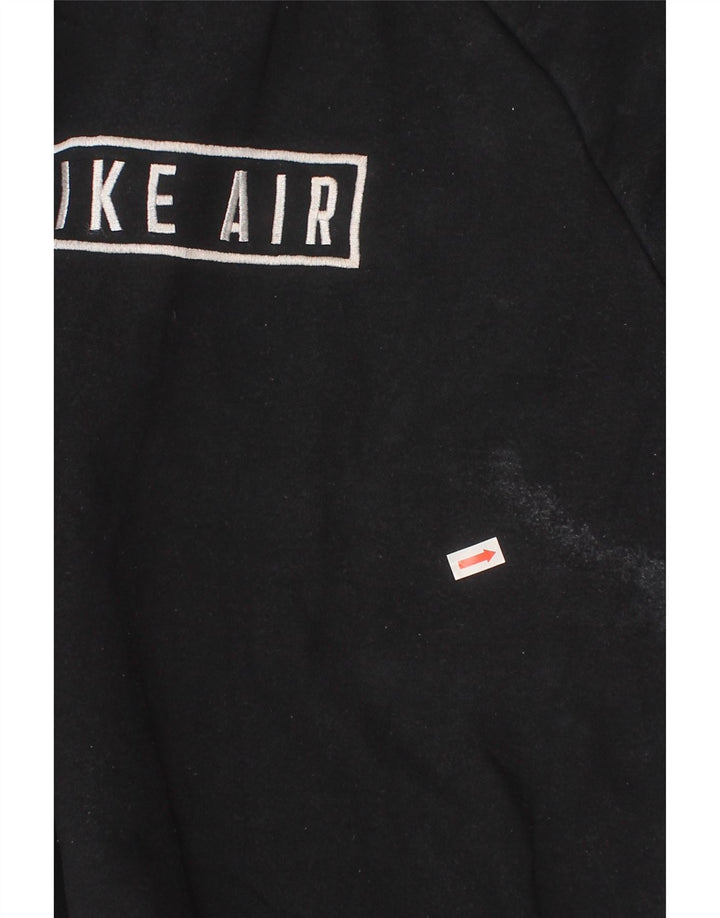 Pulover cu grafic Nike pentru băieți, 12-13 ani, mare, negru, bloc de culoare