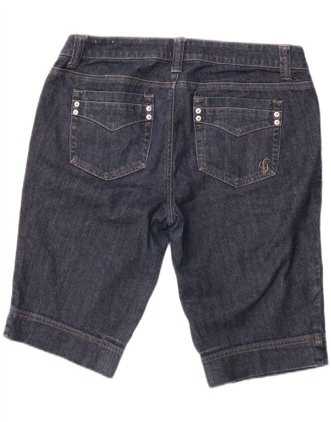 Pantaloni scurți din denim GUESS pentru femei W32, bumbac albastru mare