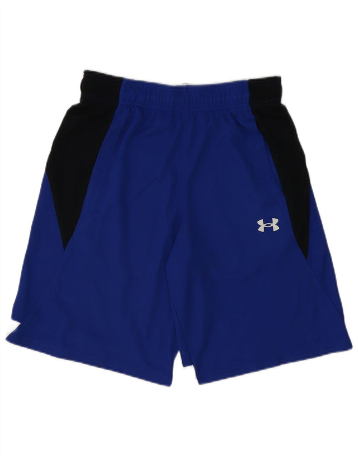 Pantaloni scurți sport Under Armour pentru bărbați, albastru, poliester color bloc