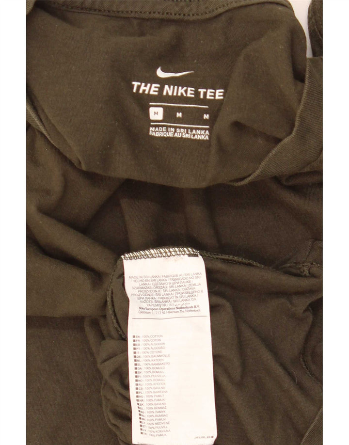 Tricou pentru bărbați Nike Top Mediu Kaki Bumbac