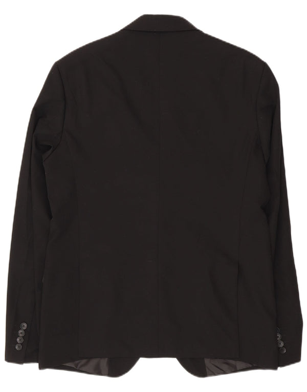 Blazer pentru bărbați Zara cu 2 nasturi EU 50 Medium Negru