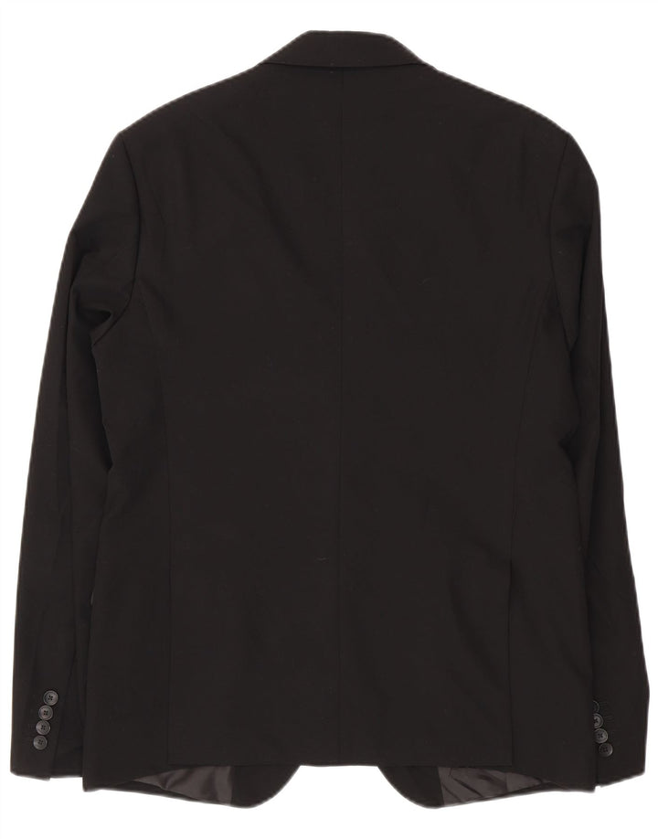 Blazer pentru bărbați Zara cu 2 nasturi EU 50 Medium Negru