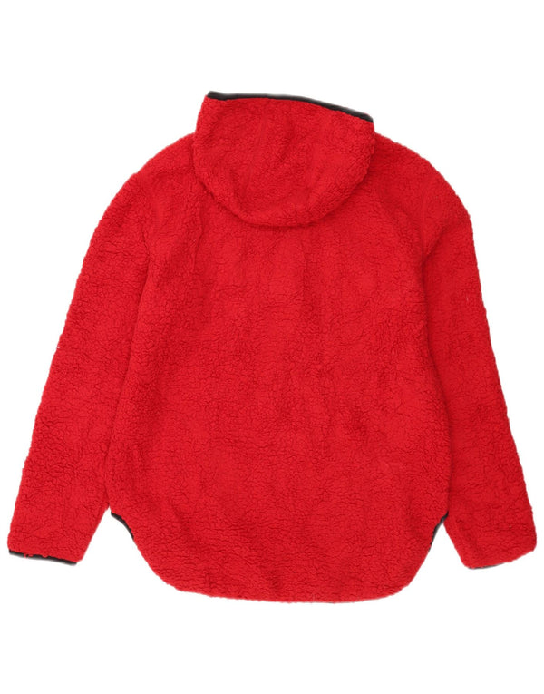 Pulover supradimensionat pentru femei Tommy Hilfiger, cu glugă, cu glugă, UK 6 XS, roșu