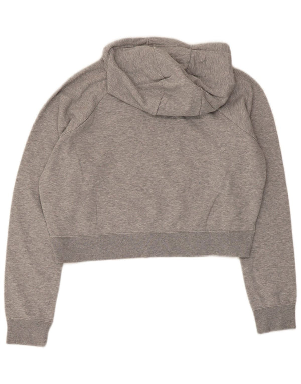 Pulover Nike Graphic Crop pentru femei UK 16 Mare bumbac gri