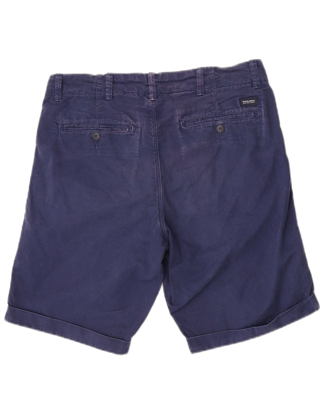Pantaloni scurți chino pentru bărbați Woolrich W30, bumbac, albastru bleumarin mediu