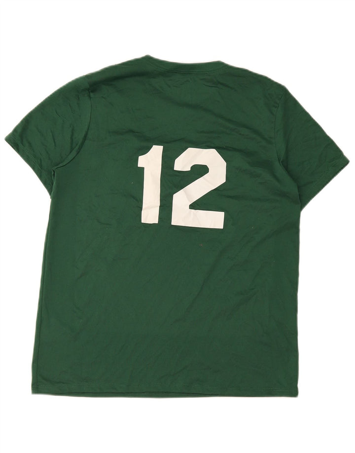 Tricou grafic Nike Dri Fit pentru bărbați Top Poliester verde mediu