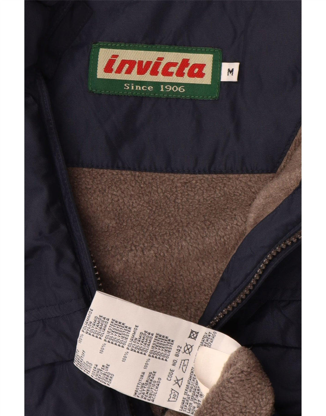 Jachetă de vânt pentru bărbați Invicta UK 38 Medium, bleumarin, poliamidă