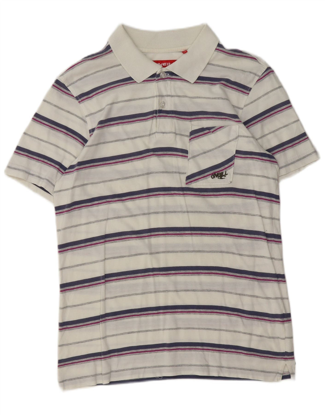 Tricou polo pentru bărbați O'Neill, bumbac cu dungi albe medii