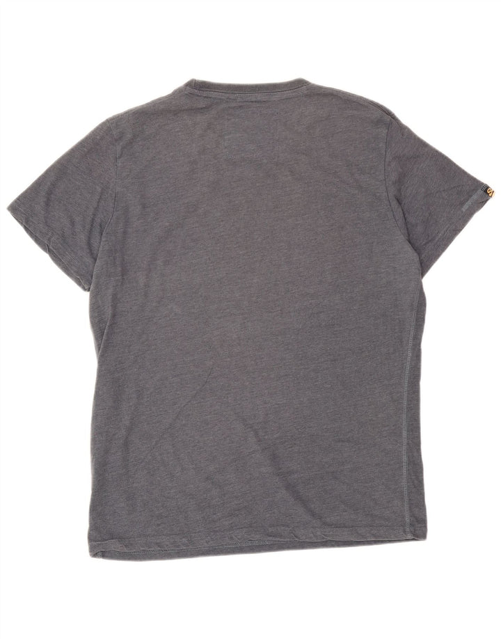 Tricou grafic pentru bărbați Superdry Top din bumbac gri mediu