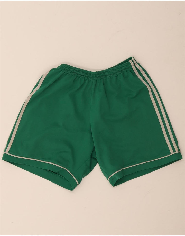 Pantaloni scurți sport Climalite ADIDAS pentru bărbați, poliester verde mediu