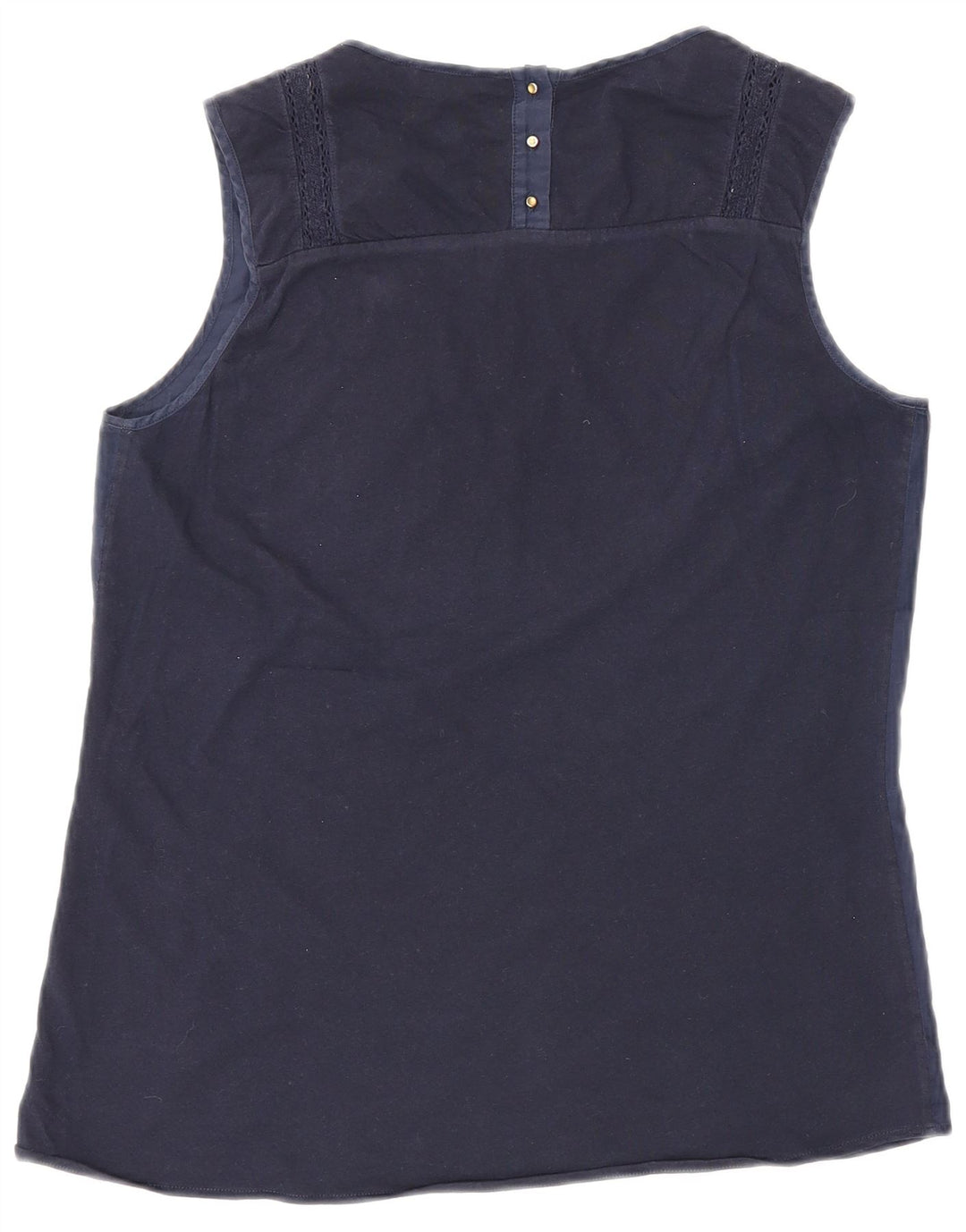 Massimo Dutti Femei Vest Vest Top UK 12 Medium Bleumarin