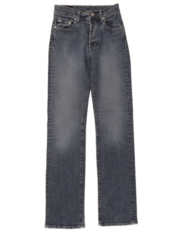 PEPE Jeans Blugi drepti pentru femei UK 8 Small W26 L31 Blue Bumbac