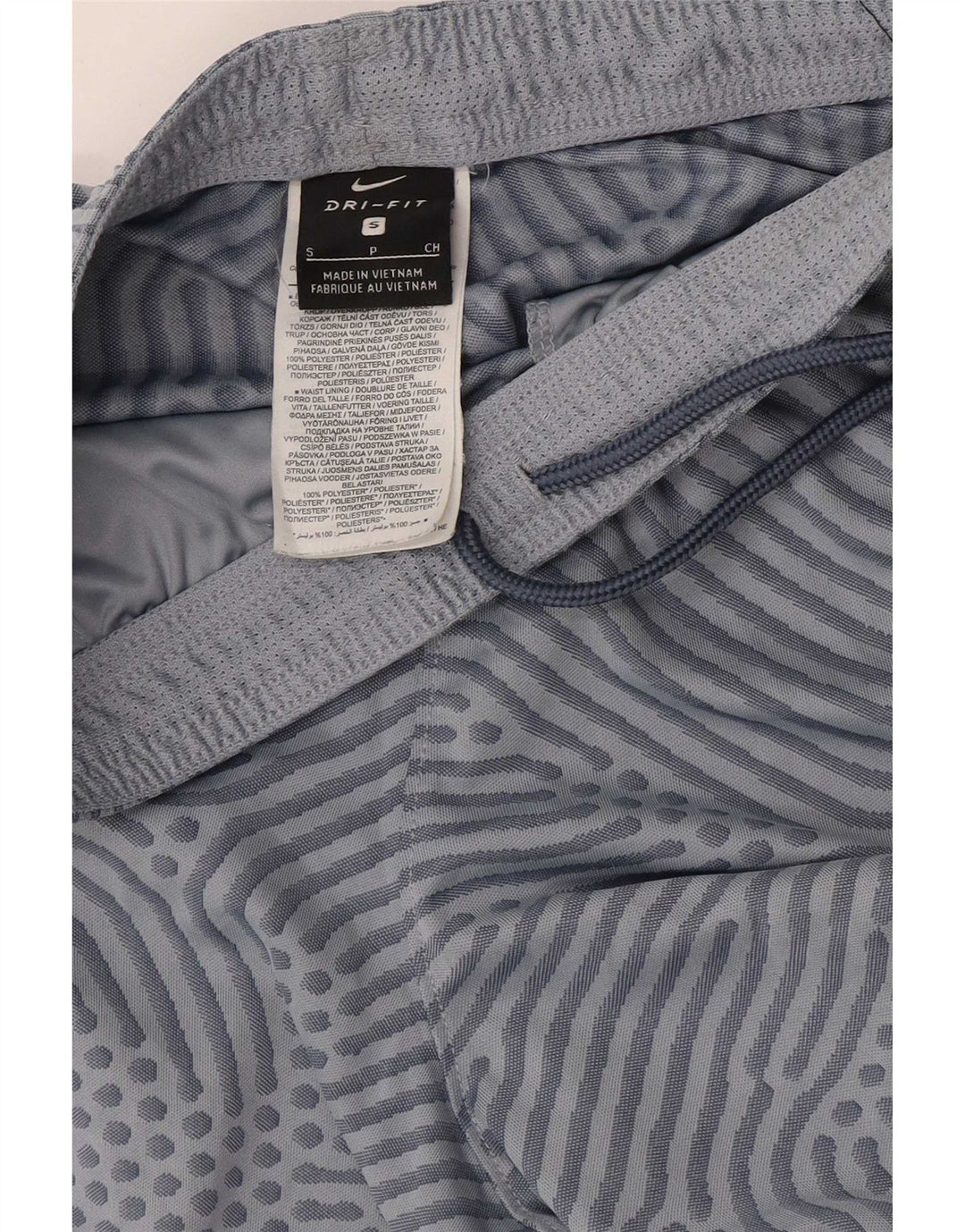 Pantaloni scurți sport Nike pentru bărbați Dri Fit cu model abstract, albastru, color block